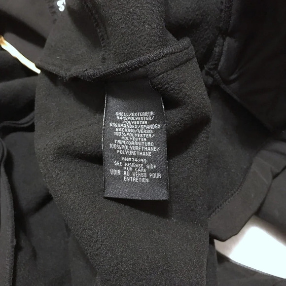 Steve Madden NWOT Black Softshell Trench Coat Women 1X - Picture 15 of 16